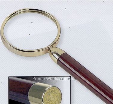 Magnifying Glass W/ Rosewood Finish Handle