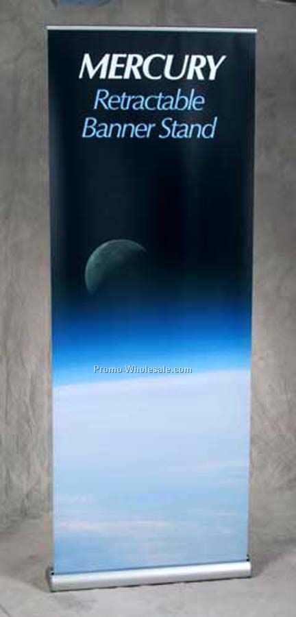 Mercury Retractable Banner Stand With Deluxe Graphic
