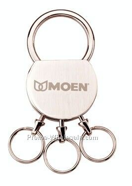 Metallic Detachable Multi-ring Circular Key Ring