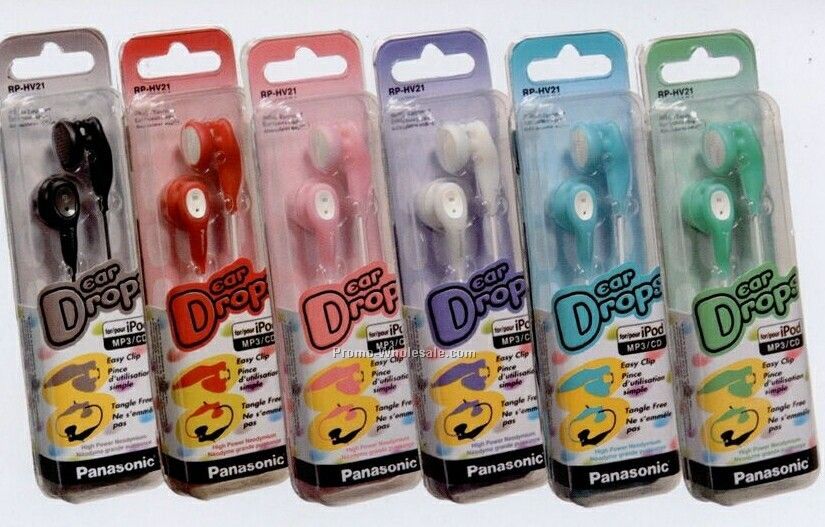 Panasonic Portable Eardrops Earbud Headphones