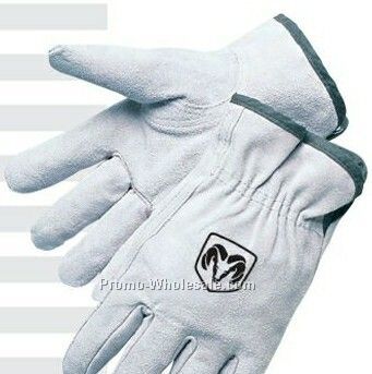 Pearl Gray Split Cowhide Driver Gloves (S-xl)