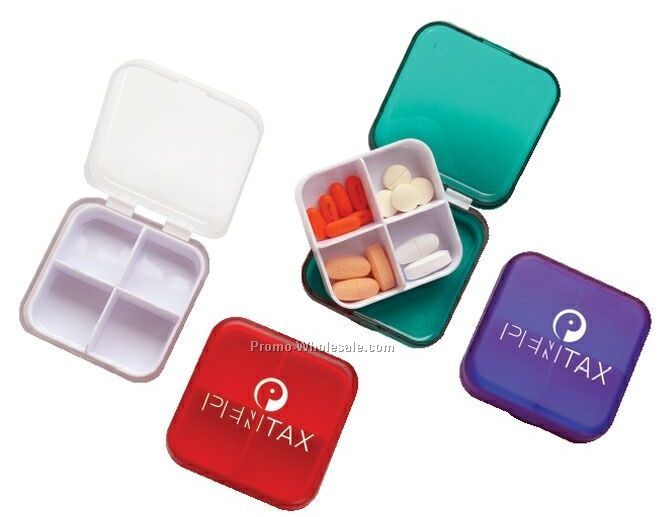 Pill Box With Tray