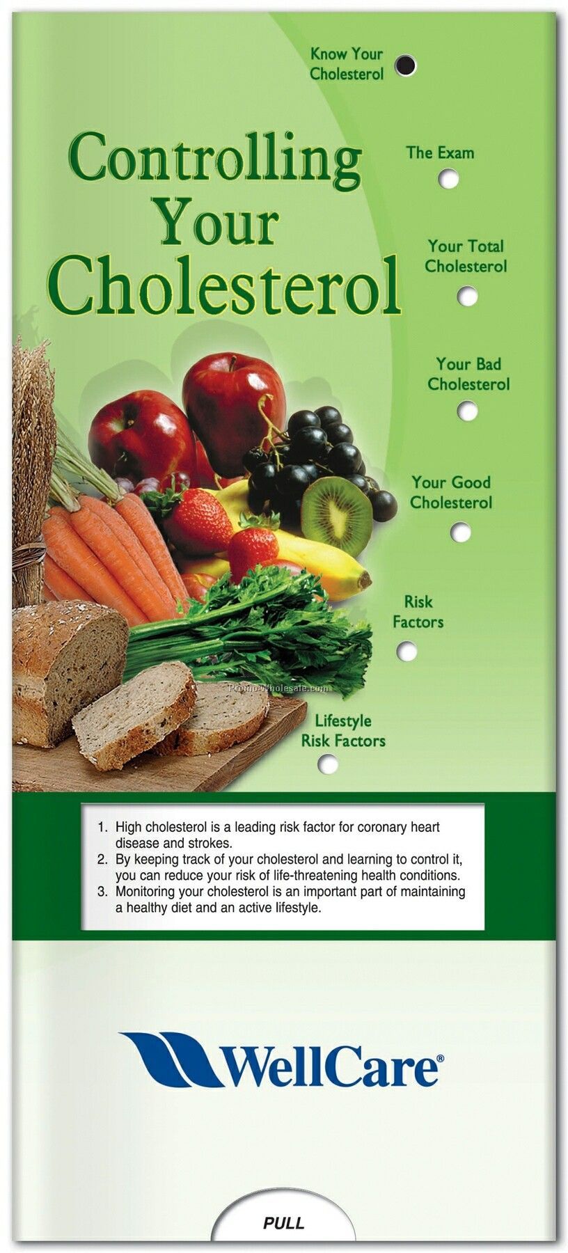 Pillowline Cholesterol Pocket Slider Chart