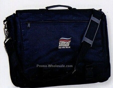 Polyester Briefcase W/ 6" Expansion (Blank)