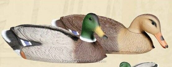 Pontoon Perimeter Mallard Duck Decoy - 2 Drake & 2 Hen