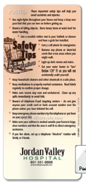 Post Ups Brochure (Safety Tips For Seniors)
