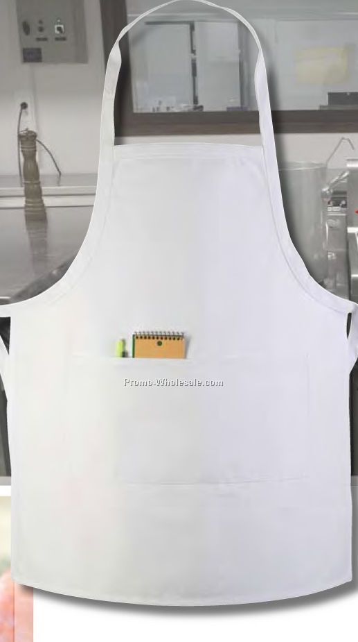 Promo Bib Apron With Pocket (Embroidered)
