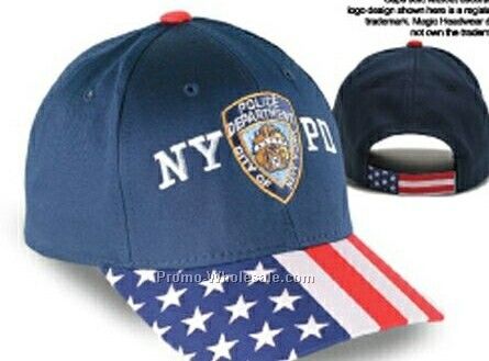 Promotional U.s. Flag Brim Cap