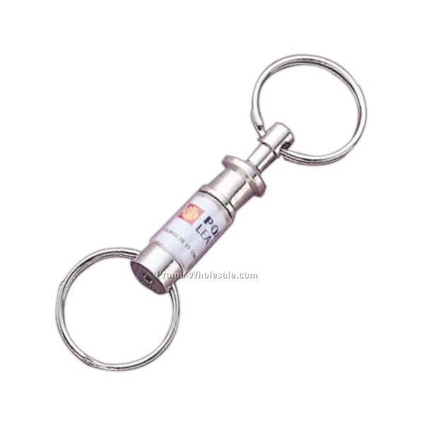 Push Apart Double Key Ring