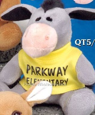 Q-tee Collection Stuffed Donkey (5")