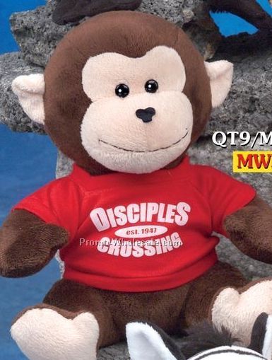 Q-tee Collection Stuffed Monkey (9")