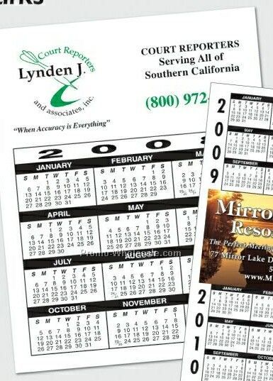 Quikey Large 8-1/2"x11" Calendar