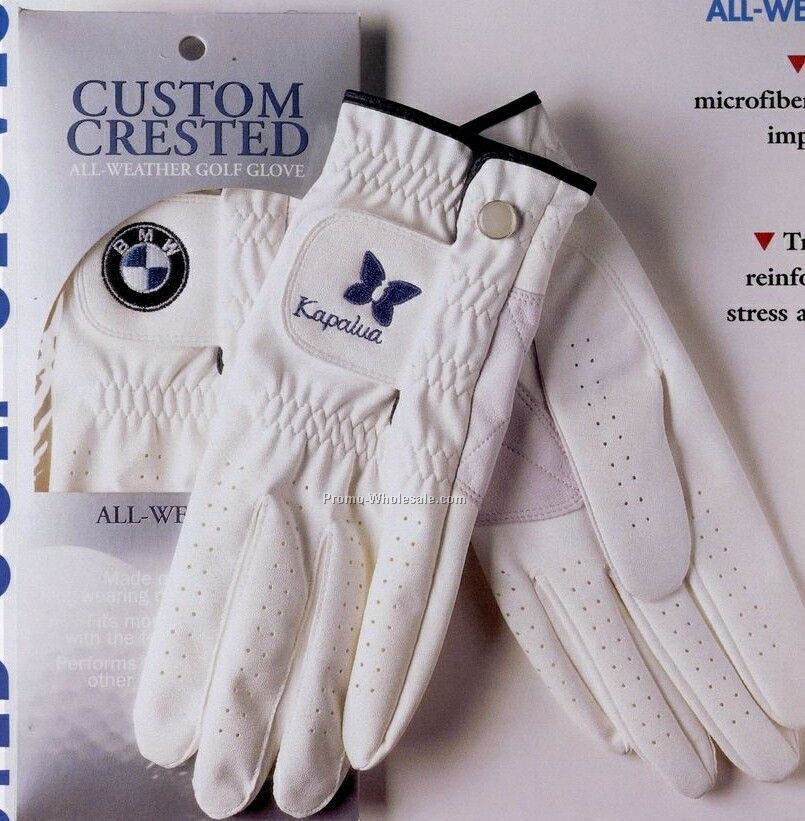 Regular Left Men's All-weather Synthetic Golf Gloves