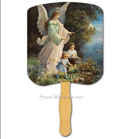 Religious Fans Stapled/Guardian Angel Stock Image