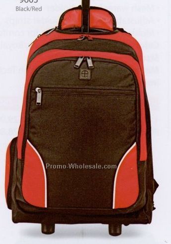 Rolling Polyester Backpack (Blank)