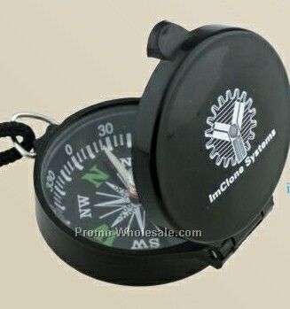 Round Flip Top Compass