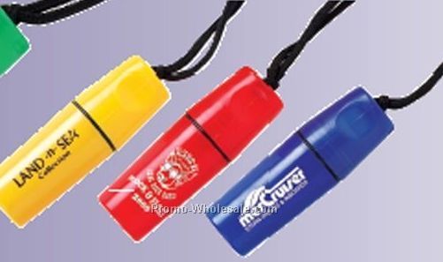 Round Waterproof Container With Neck Strap