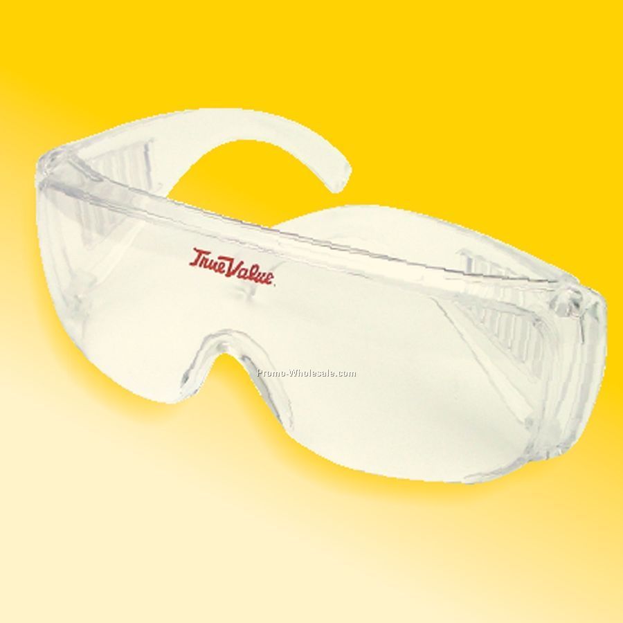 Safety Glasses Clear Lens With Clear Rim