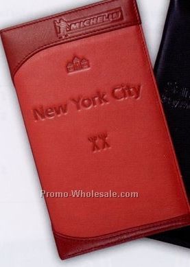 San Francisco Michelin Guides W/ Ultra Red Leather Cover