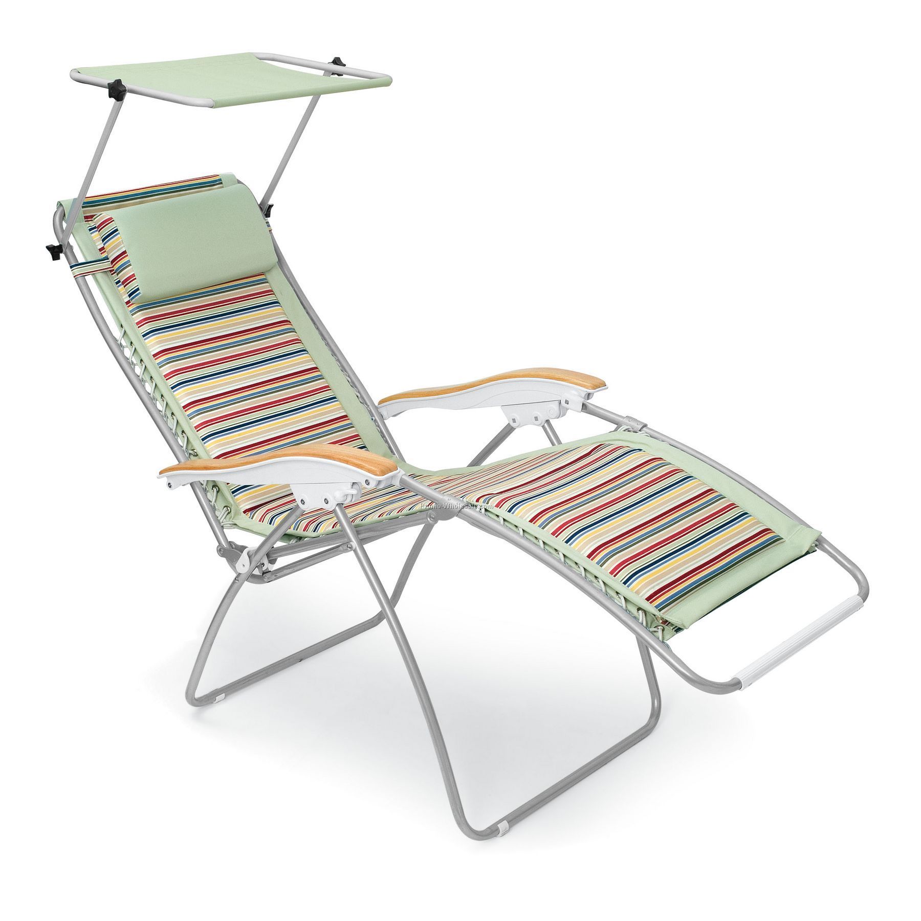 Serenity - Riviera Reclining Lounge Chair With Adjustable Sunshade