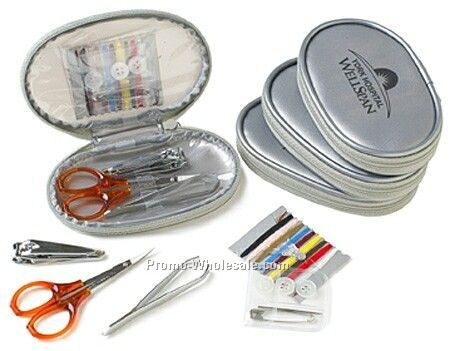 Silver Flash Travel Kit W/Sewing Kit