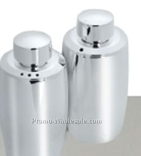 Silver Metal Mini 'shaker' Salt & Pepper Shakers