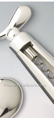 Silver Plated Smooth-pull Corkscrew