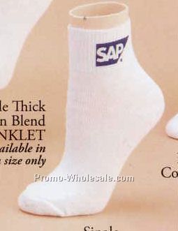 Single Thickness Cotton Anklet
