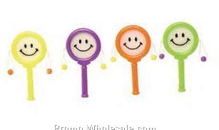 Smiley Face Rattle Drum
