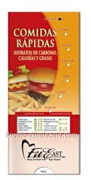 Spanish Pocket Slider Chart (Comidas Rapidas)