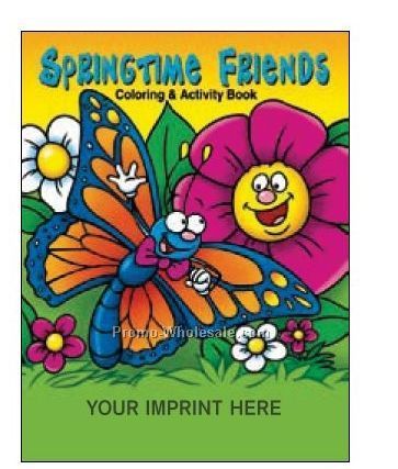 Springtime Friends Coloring Book