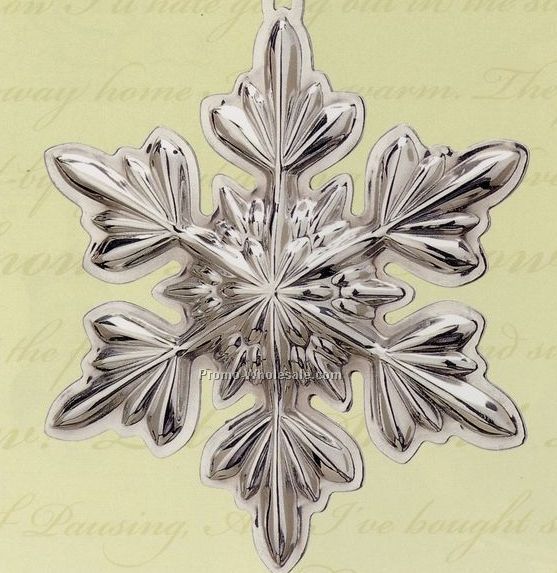 Sterling Silver Waterford Lismore Snowflake Ornament