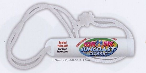 String Along Lip Balm W/ Lanyard - Factory Direct (8-10 Weeks)