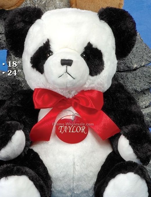 Stuffed Leslie Panda Bear (24")