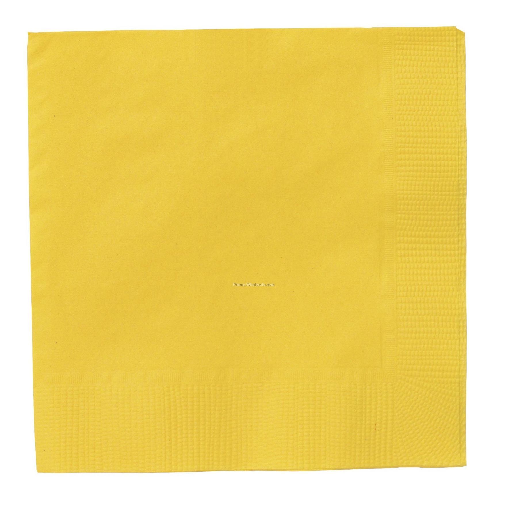 The 500 Line Colorware Mimosa Yellow Dinner Napkins W/ 1/4 Fold
