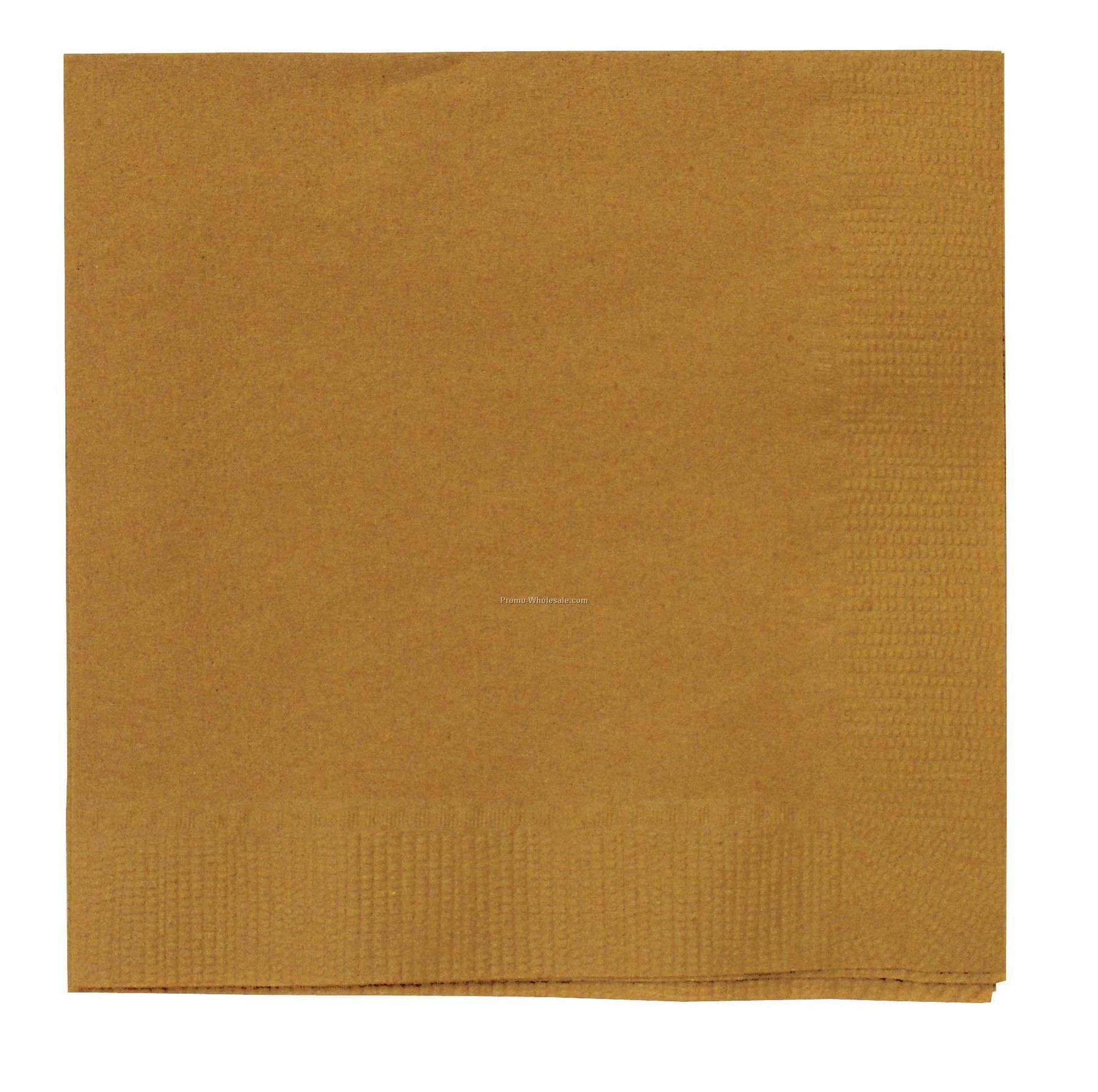 The 500 Line Colorware Old Gold/ Glittering Gold Dinner Napkins W/ 1/4 Fold