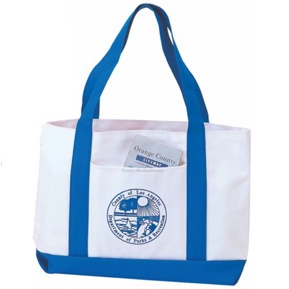 Two Tone Poly Tote Bag