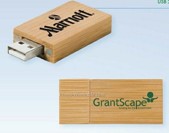 USB 2.0 Bamboo Drive Gb
