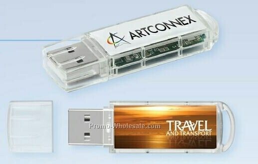 USB 2.0 Clear View Flash Drive Cv