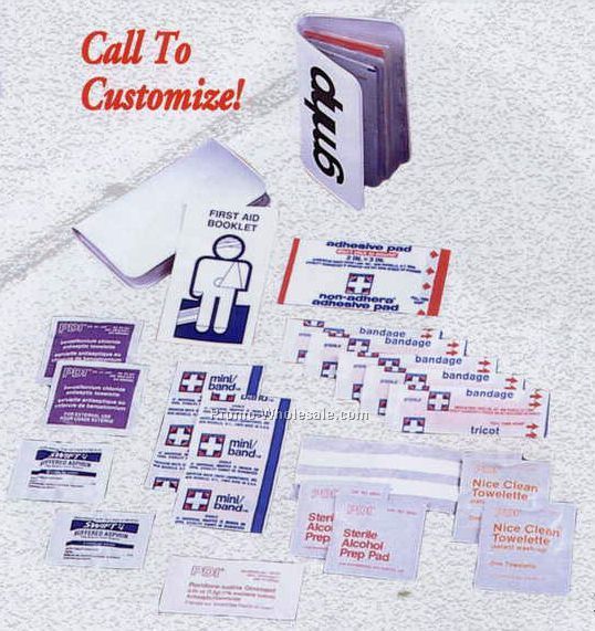 Wallet Style First Aid Kit - 28 Piece (4-3/4"x3"x3/4")