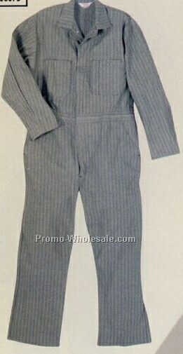 Walls Fisher Stripe Relaxed Fit Herringbone Coverall (S-4xl)