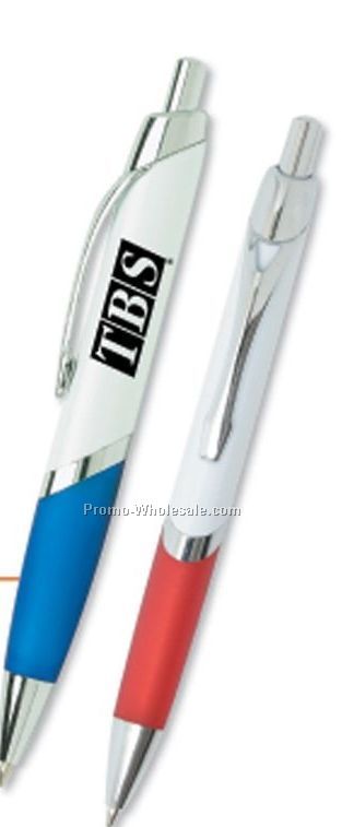 White Sleek Pen 5 1/2"x1/2" (10-15 Days Service)