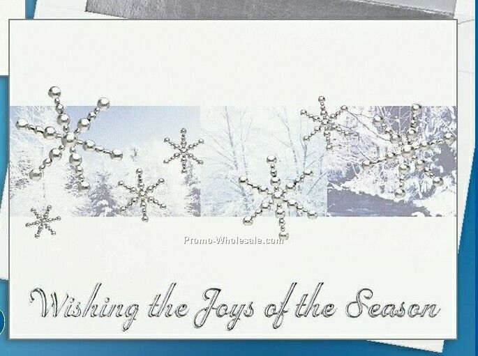 Wishing The Joys Of The Season Holiday Greeting Card (After 10/1)