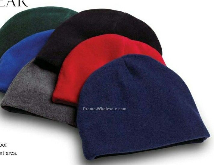 Wolfmark Gold Fleece Beanie Cap - One Size Fits Most