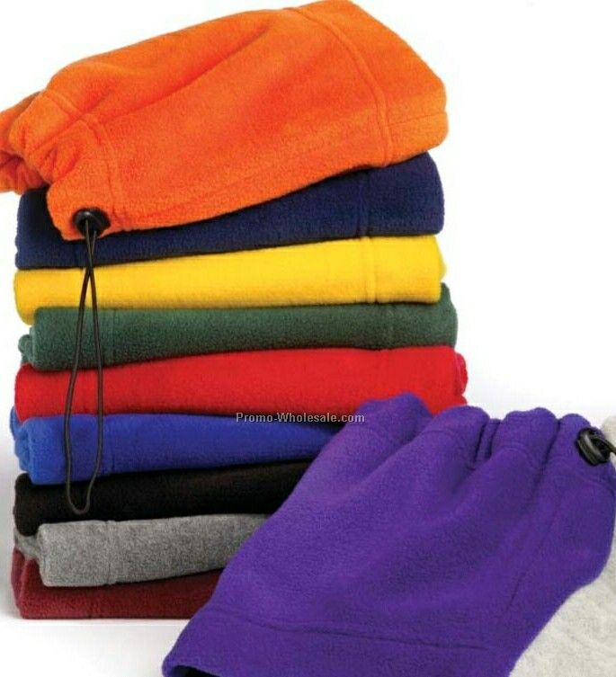 Wolfmark Purple Fleece Neck Gaiter