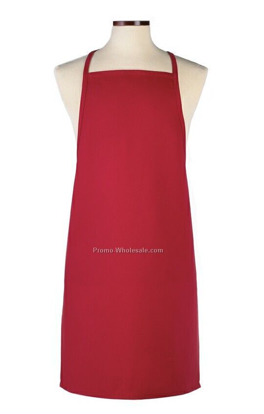 Wolfmark Standard Short Bib Apron - Red