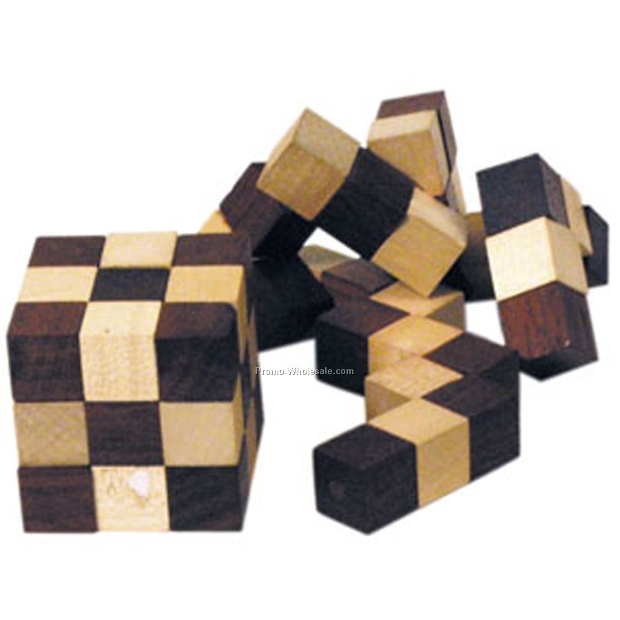 Wood Cube Puzzle