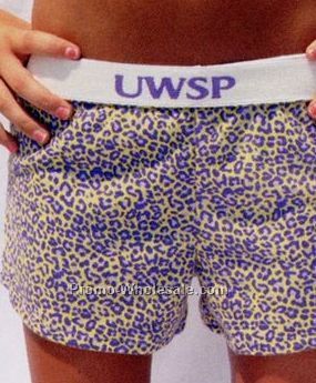 Youth Kashmere Cheer Shorts W/ Purple Gold Cheetah Print (S-l)