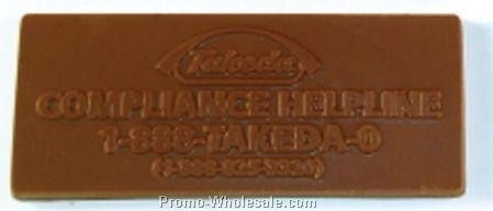 1-1/2 Oz. Custom Chocolate Bar - 5-3/8"x2-1/8"x1/4