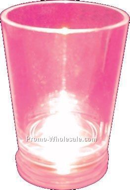 1-1/4 Oz. Pink Light Up Shot Glass